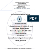 Universidad Pedagógica Nacional: Taller/Estudio de Casos