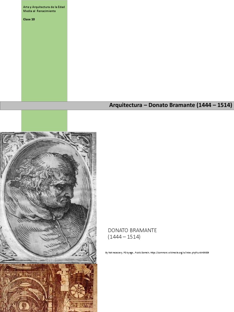 Arquitectura Bramante | PDF | Renacimiento italiano | Arte renacentista
