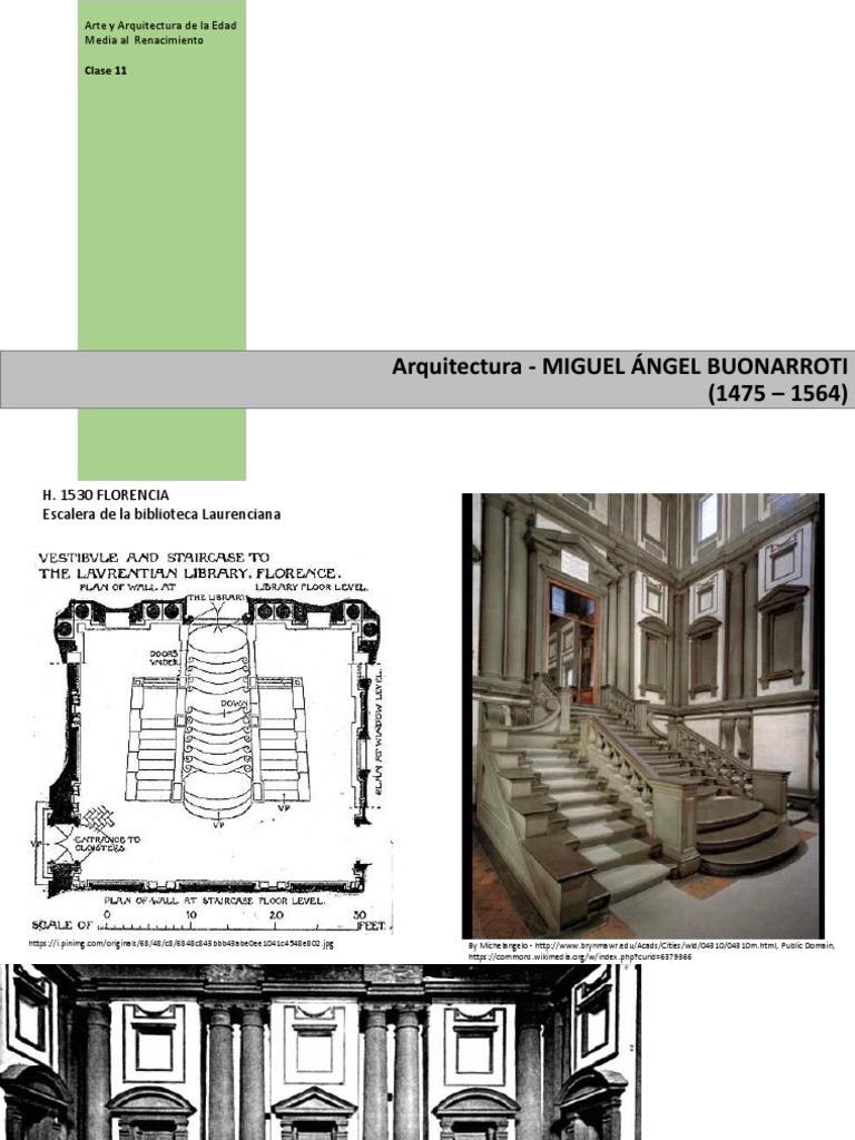 Arquitectura Miguel Ángel | PDF | Miguel Ángel | Ley de derechos de autor