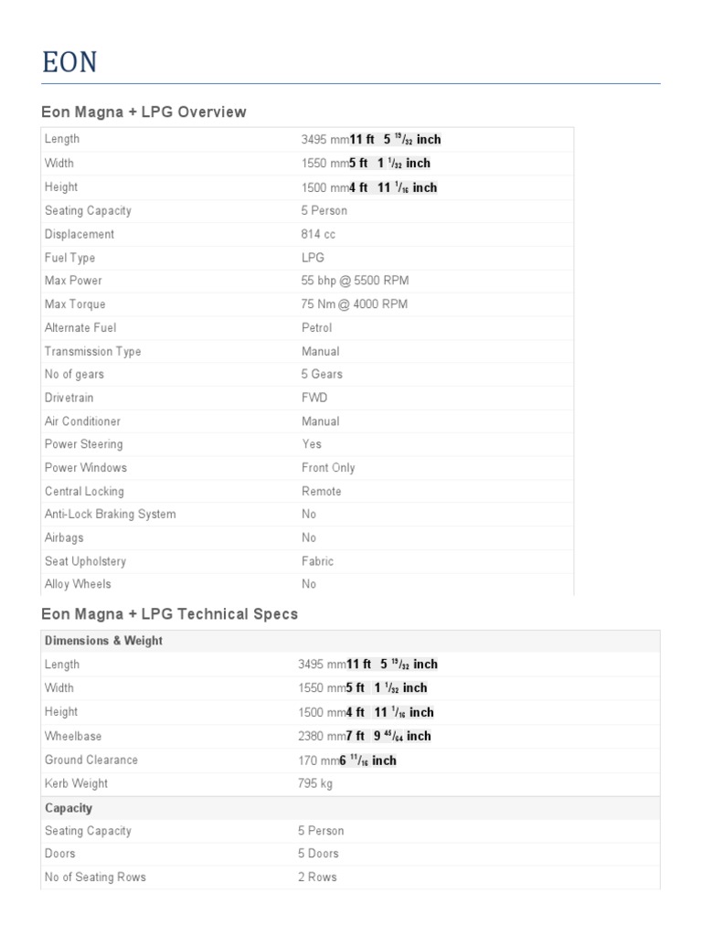 Eon Accent | PDF