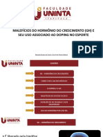 Malefícios Do Hormônio Do Crescimento (GH) E Seu Uso Associado Ao Doping No Esporte