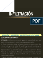 Hidrología: Infiltración