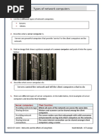 Types of Network Computers: Questions