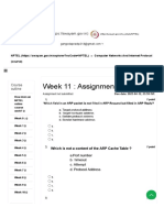 Computer Networks and Internet Protocol - Unit 13 - Week 11