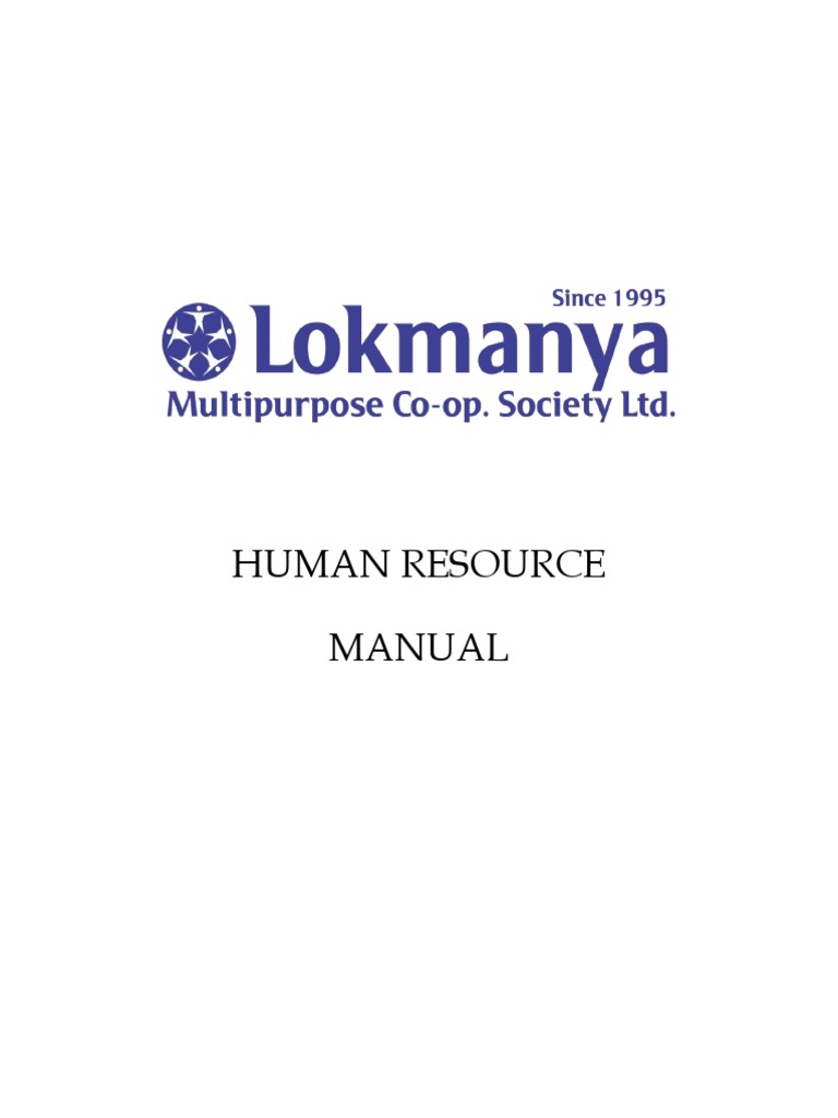 Human Resource Manual PDF Employment Pro Rata