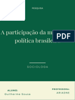 a participação da mulher na politica brasileira