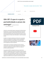 GIASP O Que É e Qual A Periodicidade e Prazo de Entrega