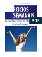 Exercícios Semanais Guia