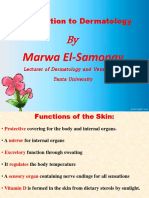 Introduction To Dermatology: Marwa El-Samongy