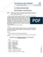 Boletín Oficial Del Estado: Ministerio de Trabajo Y Economía Social