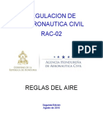 Regulacion de Aeronautica Civil RAC-02: Reglas Del Aire