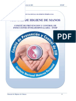 Manual de Higiene de Manos: Comité de Prevencion Y Control de Infecciones Intrahospitalaria - Inmp