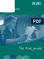 Handling Tupe Transfers The Acas Guide