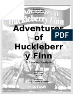 Adventures of Huckleberry Finn Literary Analysis - Leny D.