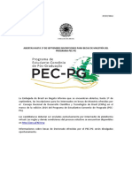 Comunicado Pec PG Esp 2