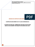 Bases C.D. 04-2023 - CONTRATACION REACTIVO PARA BANCO DE SANGRE