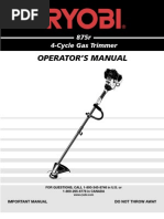 Download Ryobi 875R 4-Cycle Straight Shaft Trimmer Plus Manual by SpectreGadget SN64125022 doc pdf