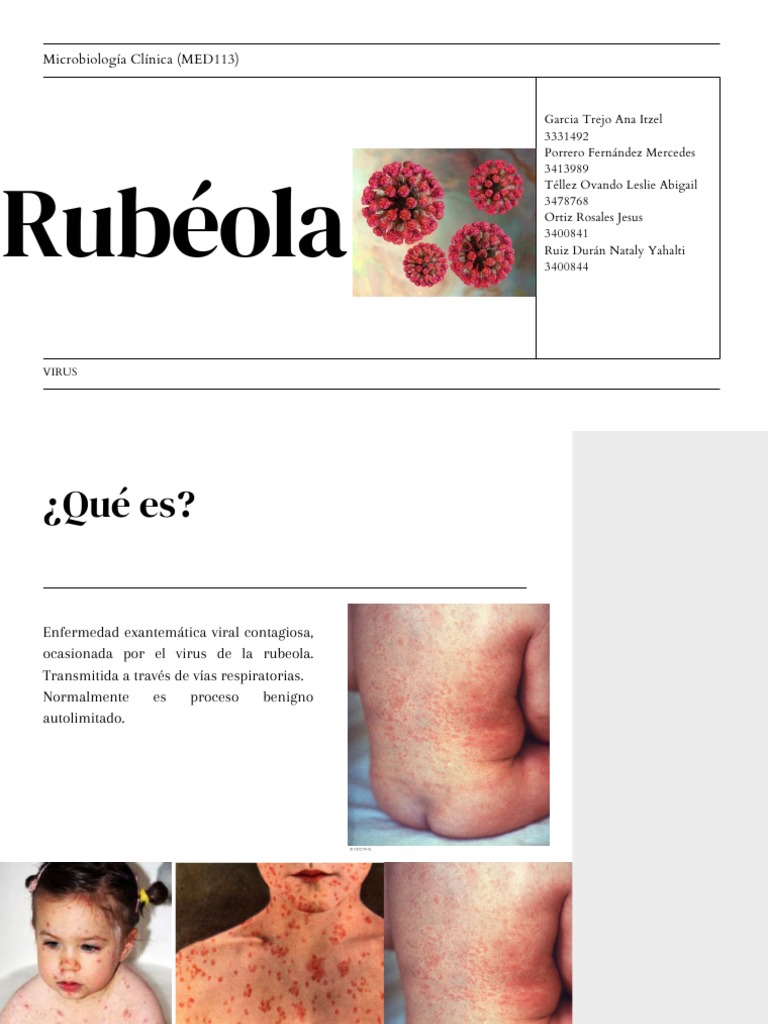 Rubeola | PDF | Virus | Virología