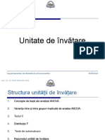 5.2. Testarea Ipotezelor (ANOVA-testul F)