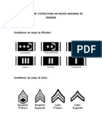 Organización Y Estructura de Policía Nacional de Panamá