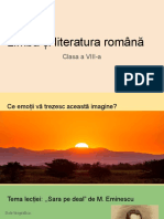 Limba Și Literatura Română: Clasa A VIII-a