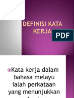 Definisi Kata Kerja