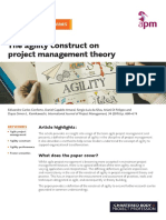 The Agility Construct On Project Management Theory