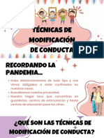 Técnicas de Modificación de Conducta