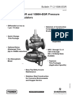 Types 1098-EGR and 1098H-EGR Pressure Reducing Regulators