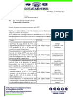 Para: Lcdo. Ángel Chimborazo De: Responsable de Titulación