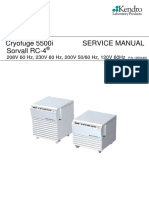 Service Manual For Sorvall Cryofuge 5500i Sorvall Rc4-English