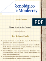 Ley de Gauss: Miguel Angel Arvizu Coyotzi