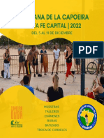 Cronograma Vi Semana de La Capoeira Santa Fe - 2022