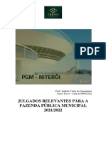 Julgados Relevantes para A Fazenda Pública Municipal 2021/2022