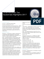 International Tax: Guatemala Highlights 2017