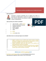 Actividad 3: Proponemos Prácticas Saludables para El Cuidado de La Salud