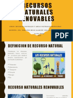 Recursos Naturales Renovables