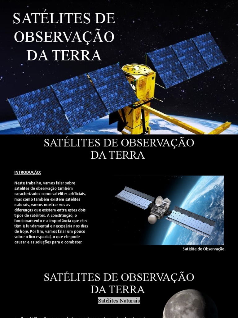 Satélites de Observação Da Terra | PDF | Satélite natural | Satélite