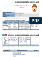 Actividades para 3,4 y 5 Años Semana 7