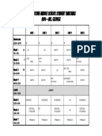 Calderstone Middle School Student Timetable 804 - Ms. George