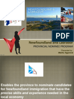 Newfoundland Immigration Program Speedy Skilled Worker Stream