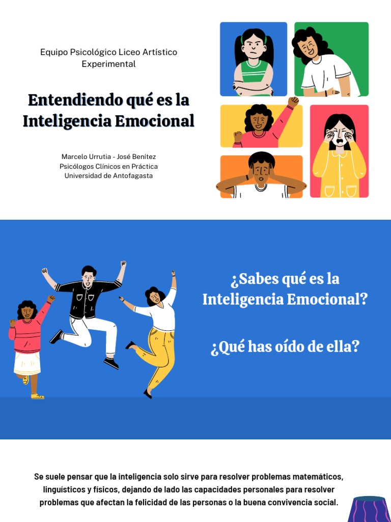 Entendiendo Qué Es La Inteligencia Emocional PDF Las emociones