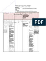 Plan de Clase/secuencia Didáctica: Fecha: Miércoles 29 de Marzo Del Año 2023