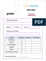 Examen Diagnóstico 6° Grado