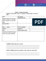 Formato Anamnesis A Completar en Casa