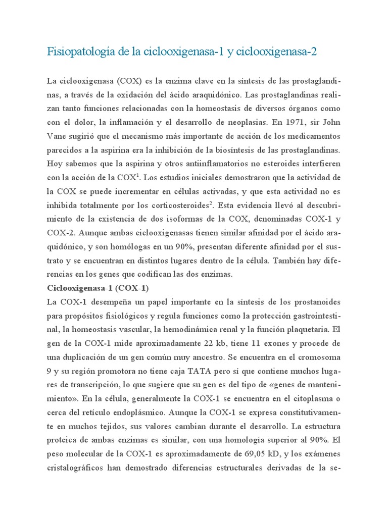 fisiopatologia-cox-1-cox-2-pdf-biomol-culas-medicina-clinica