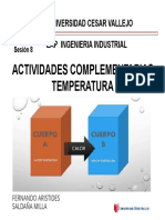Actividades Complementarias Temperatura: Universidad Cesar Vallejo
