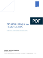Paper Biossegurança Na Hemoterapia Correção