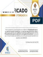 Certificado Videci