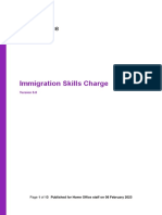 Immigration Skills Charge: Page 1 of 13 Published For Home Office Staff On 08 February 2023